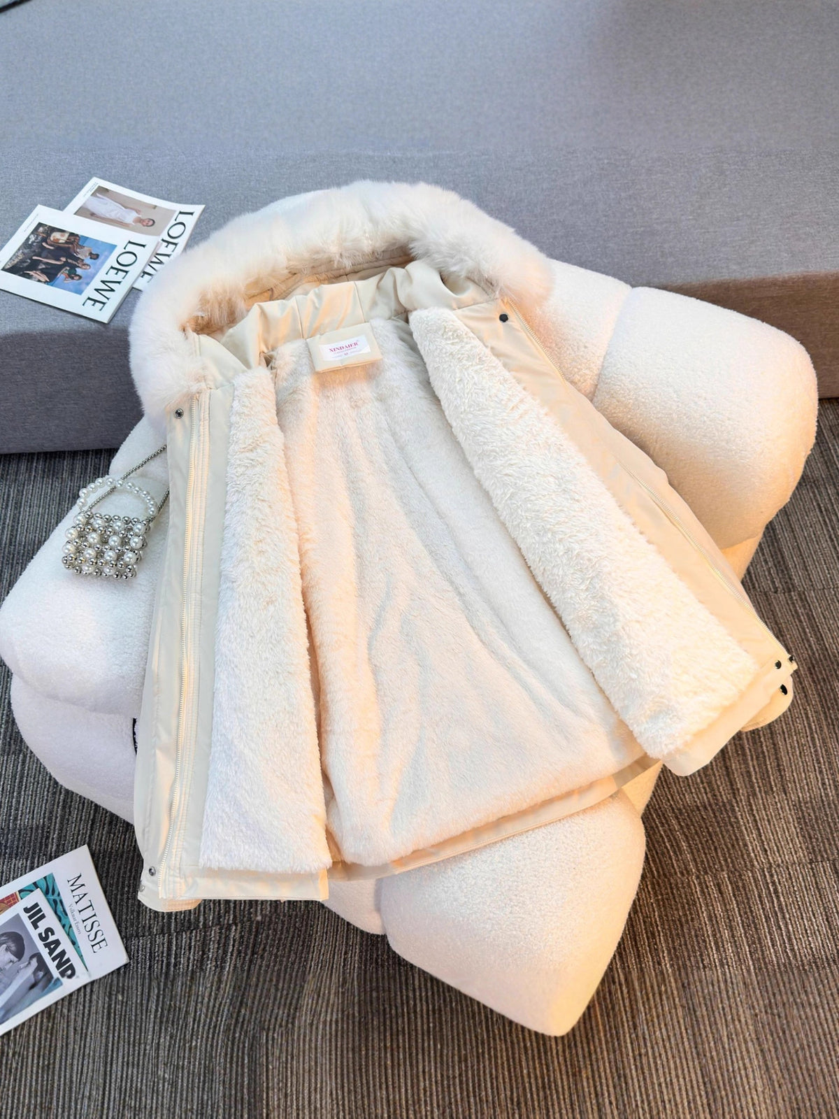 Luxury Faux Fur Trim Parka - Cozy Style for Winter