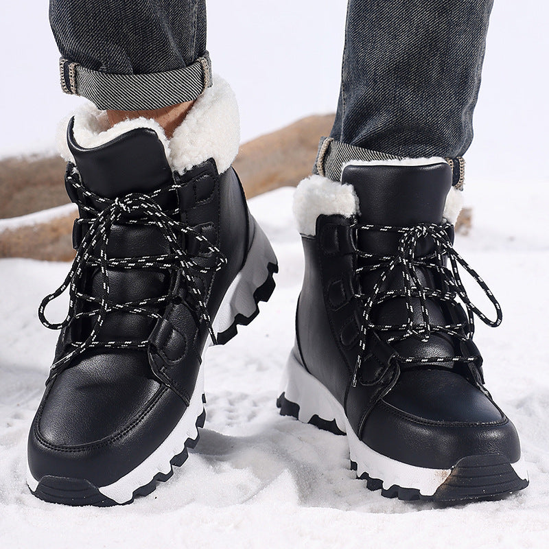 Arctic Luxe Sherpa-Lined Snow Boots - Warm Winter Utility Style