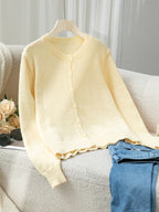 Buttercream Soft-Knit Cardigan - Essential Pastel Layering Piece