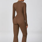 Sculpting Flare Active Jumpsuit - The Ultimate Athleisure One-Piece