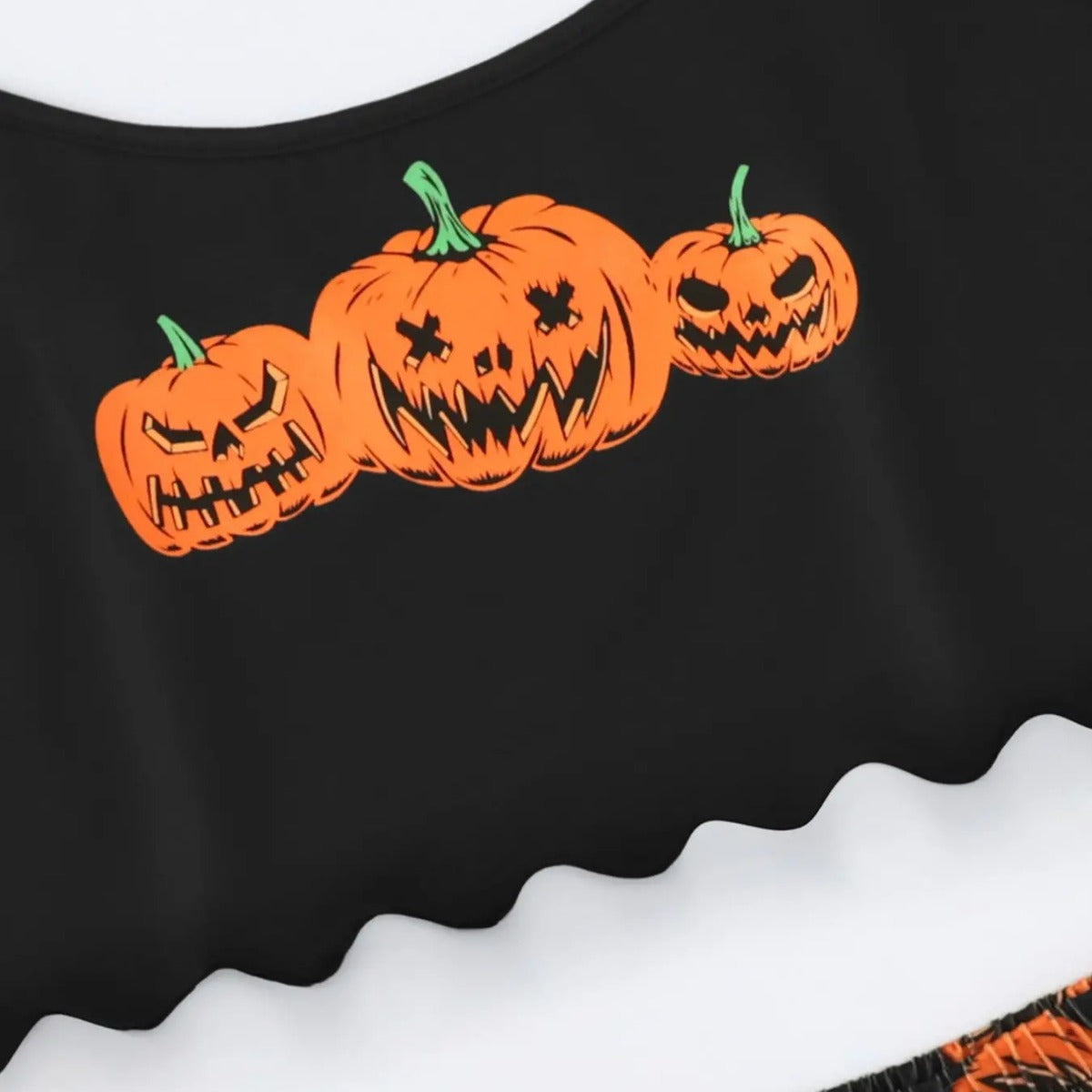 Jack-O'-Lantern Cami & Short Set - Festive Halloween Loungewear