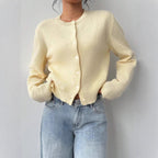 Buttercream Soft-Knit Cardigan - Essential Pastel Layering Piece