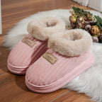 Plush Suede Faux-Fur Mules - Ultimate Cozy Loungewear Comfort