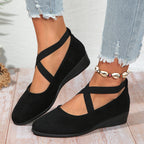 Enchanted Bow Suede Flats - Timeless "Coquette" Comfort Style