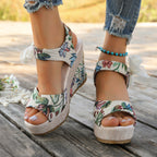 Wedge Heel Platform Sandals