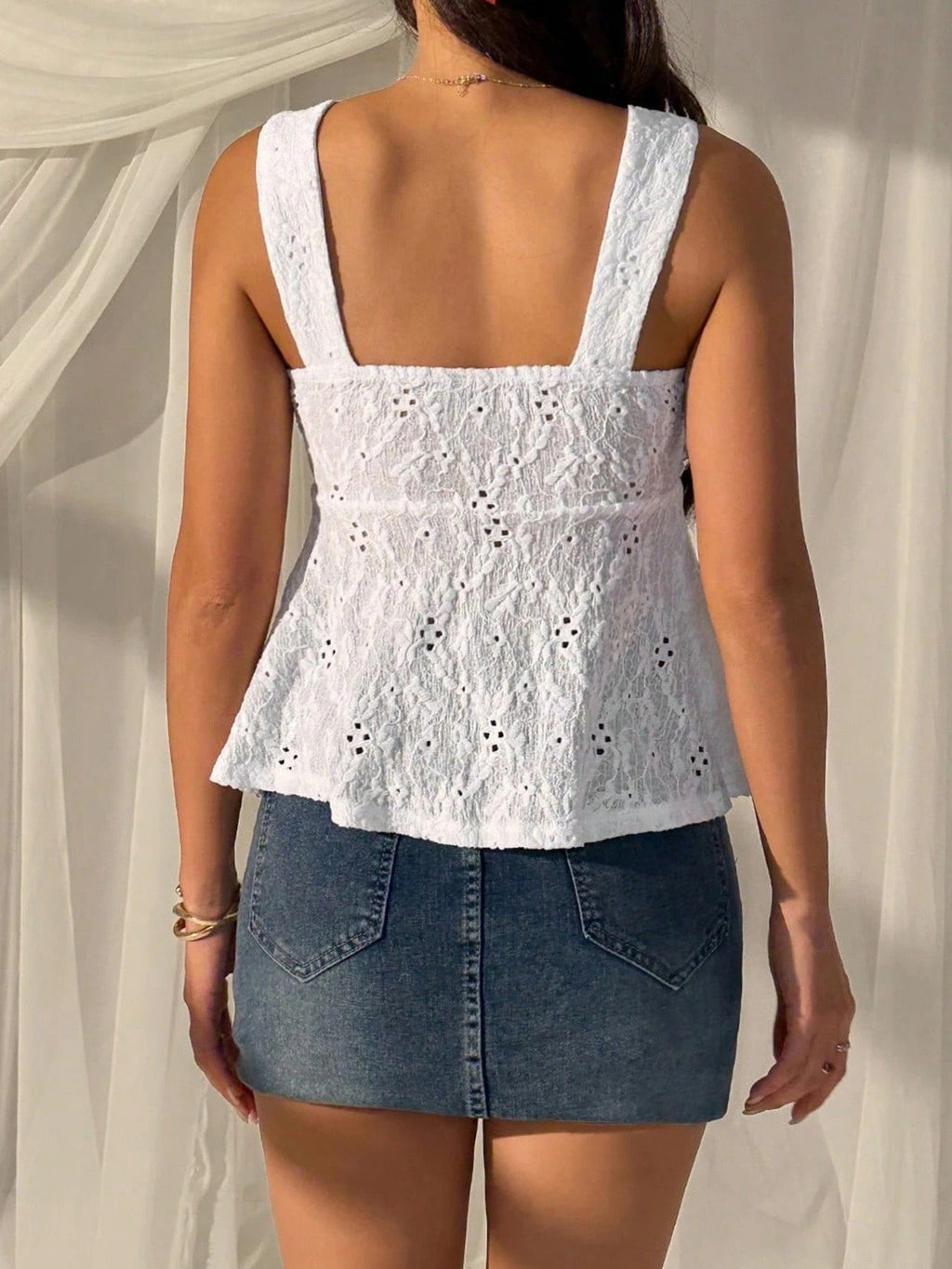 The Meadow Cottage core Lace Bustier Top