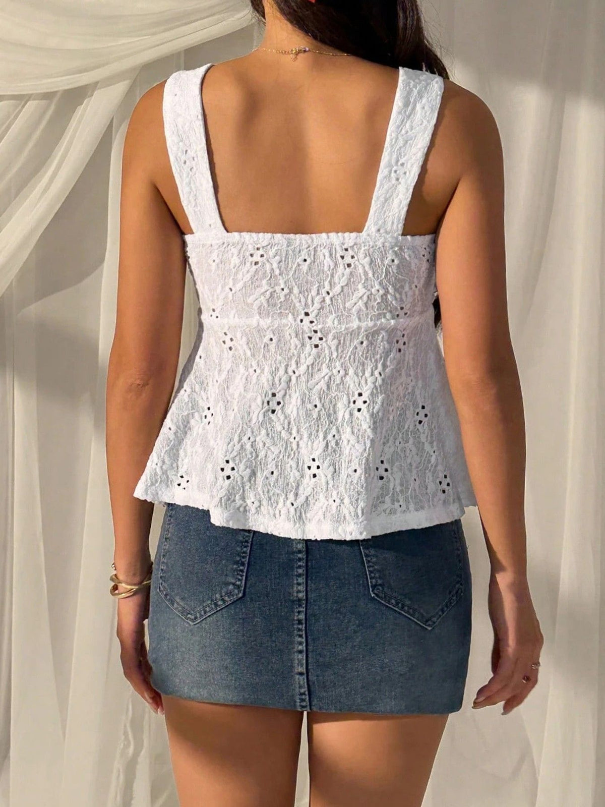 The Meadow Cottage core Lace Bustier Top