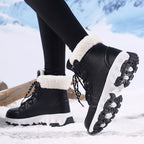 Arctic Luxe Sherpa-Lined Snow Boots - Warm Winter Utility Style