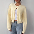Buttercream Soft-Knit Cardigan - Essential Pastel Layering Piece